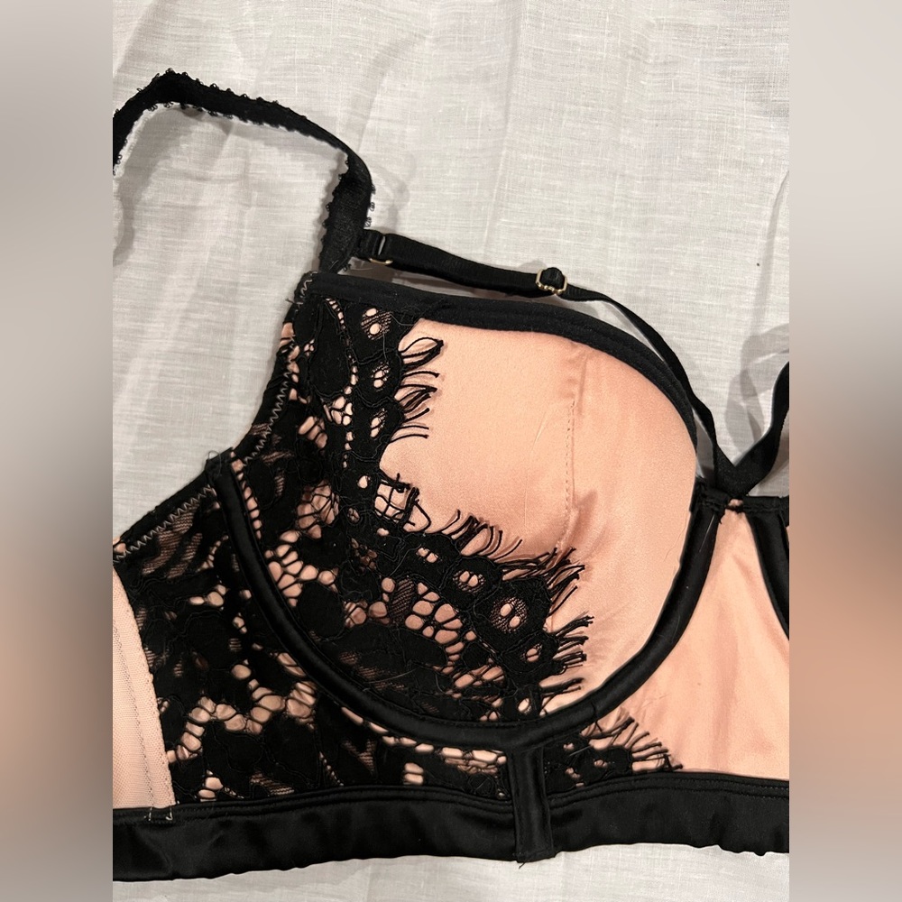 Strappy Longline Half Cup Bra